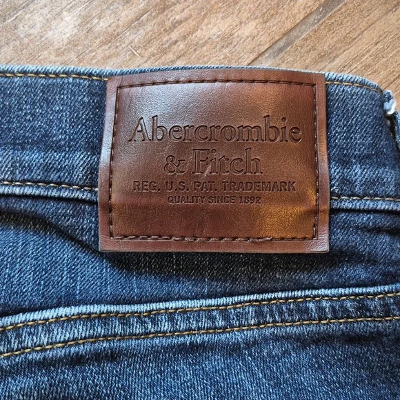 Men's Abercrombie Slightly Distressed Felix Super Skinny Stretch Jeans, 28x29 - Picture 13 of 14